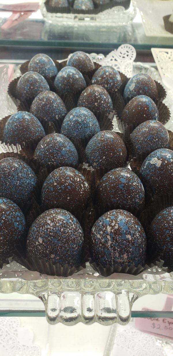 Smoked sea salt caramel Truffle